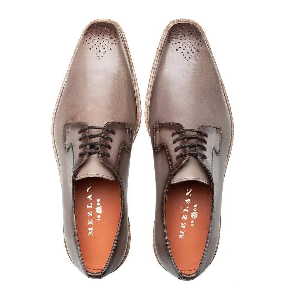 Mezlan R20615 Men's Shoes Taupe Calf-Skin Leather Lightweight Derby (MZ3595)