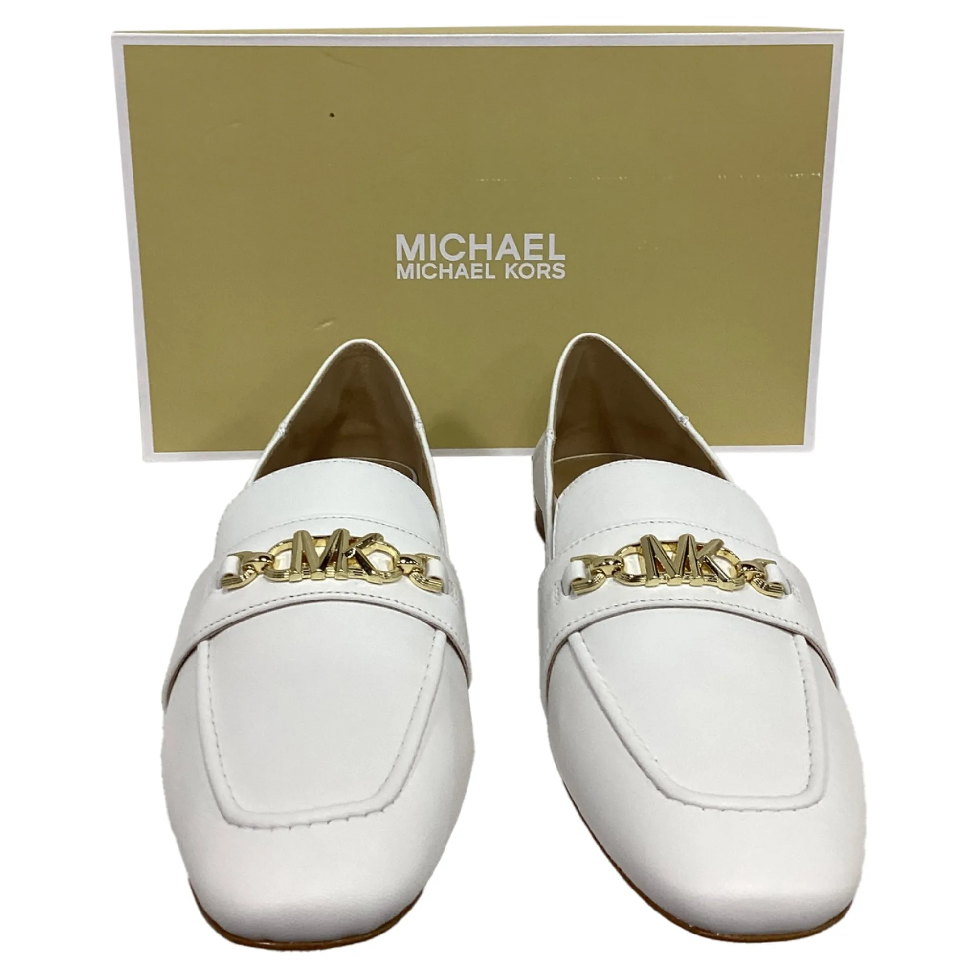 Michael Kors Tiffanie Loafer in Optic White Leather