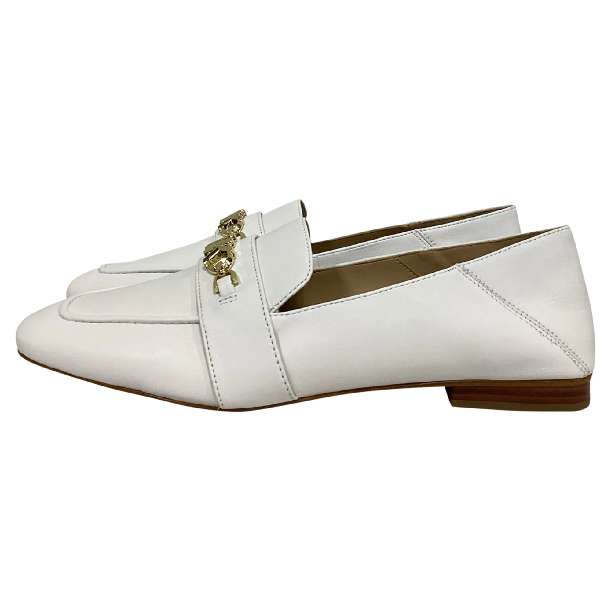 Michael Kors Tiffanie Loafer in Optic White Leather