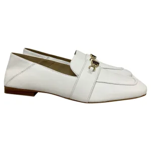 Michael Kors Tiffanie Loafer in Optic White Leather