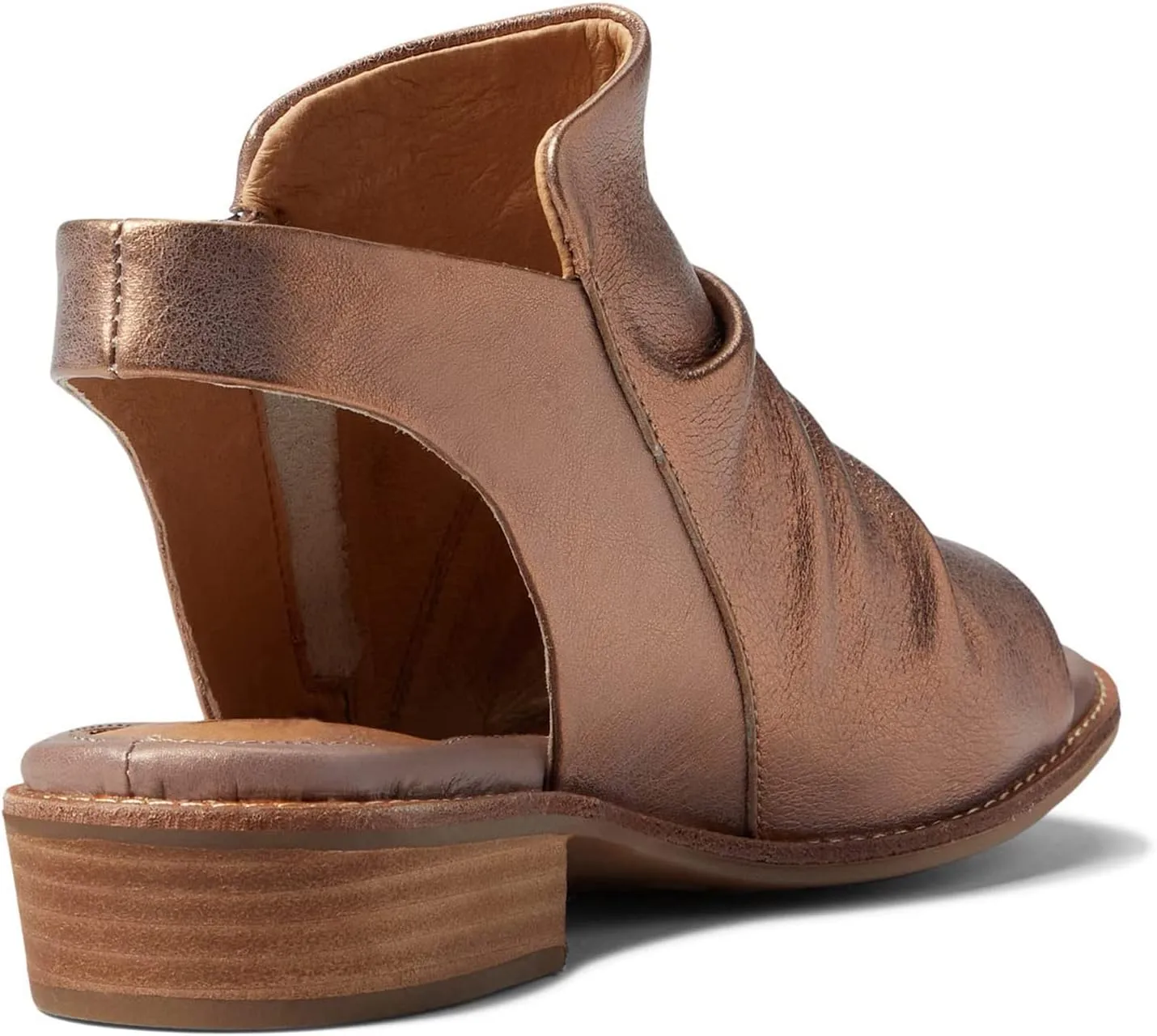 MOOMMO Women Low Block Heel Sandal Booties Peep Toe Side Zipper Sandals Cut Out Backless Chunky Stacked Heel Slingback Ankle Boots Open Toe Pleated Retro Casual Heeled Sandals Dress Party 4-11 M US