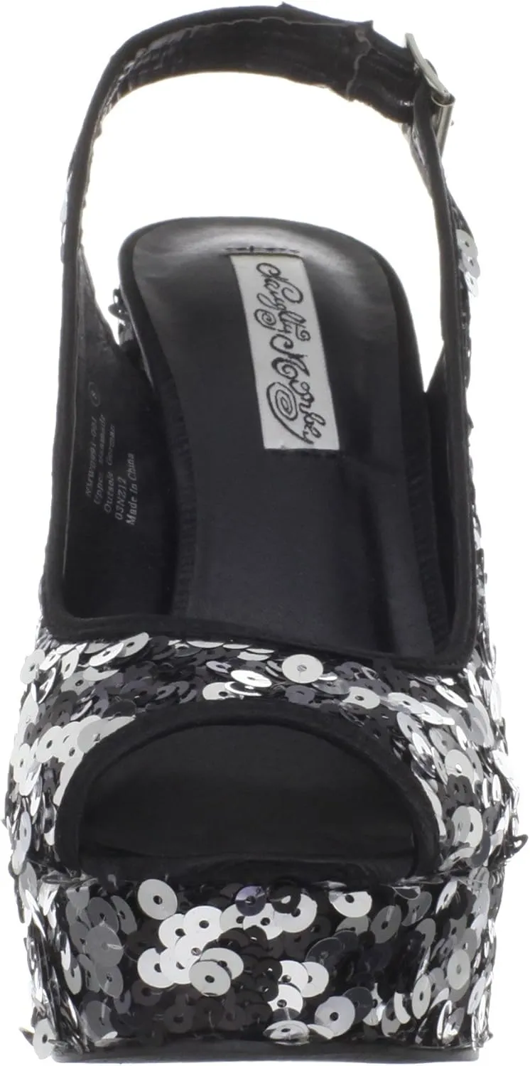 Naughty Monkey Women's Confetti Platform Pump