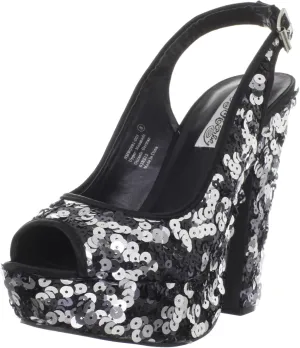 Naughty Monkey Women's Confetti Platform Pump