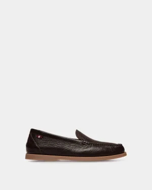 Nelson Loafer In Ebano Deer Leather
