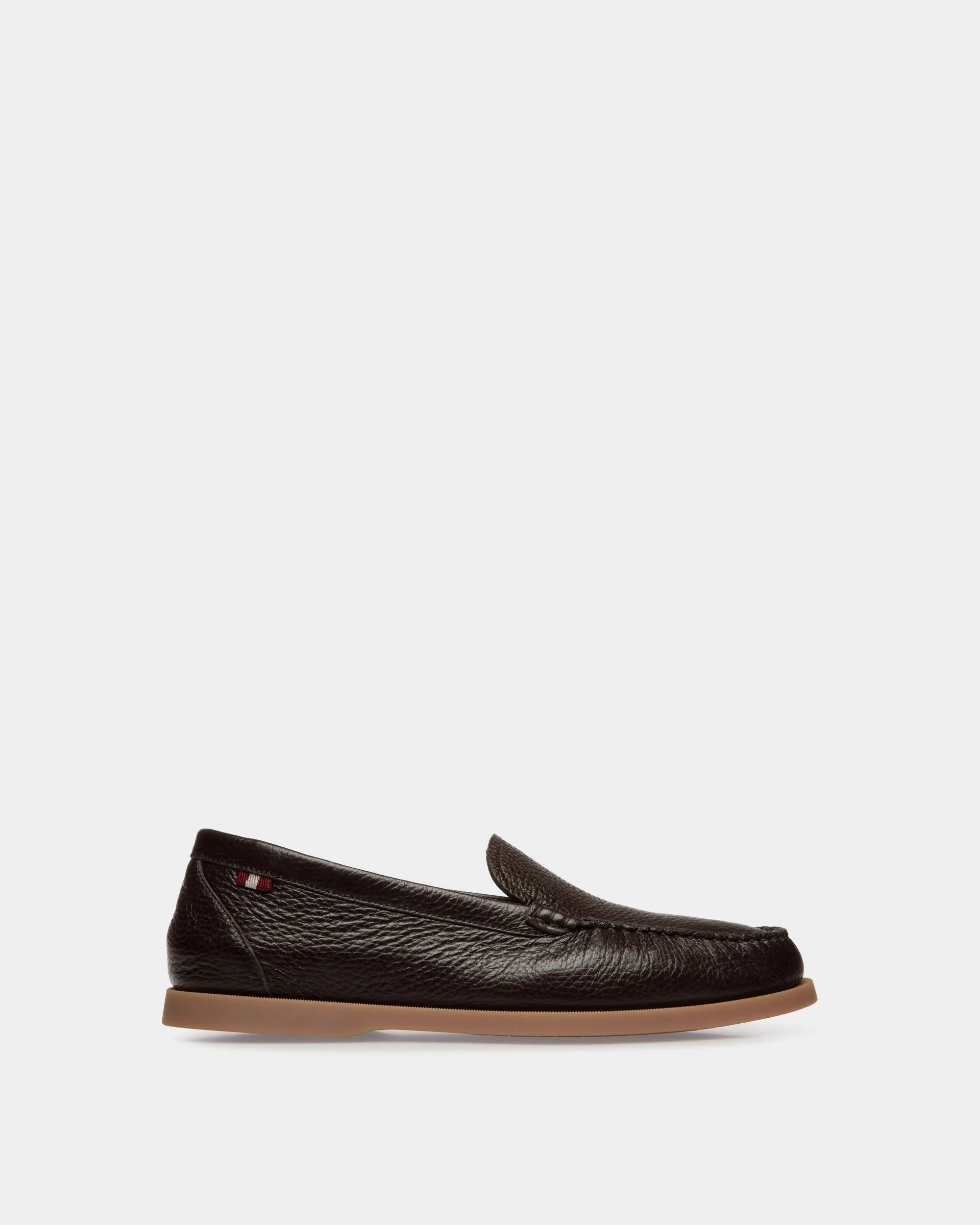 Nelson Loafer In Ebano Deer Leather