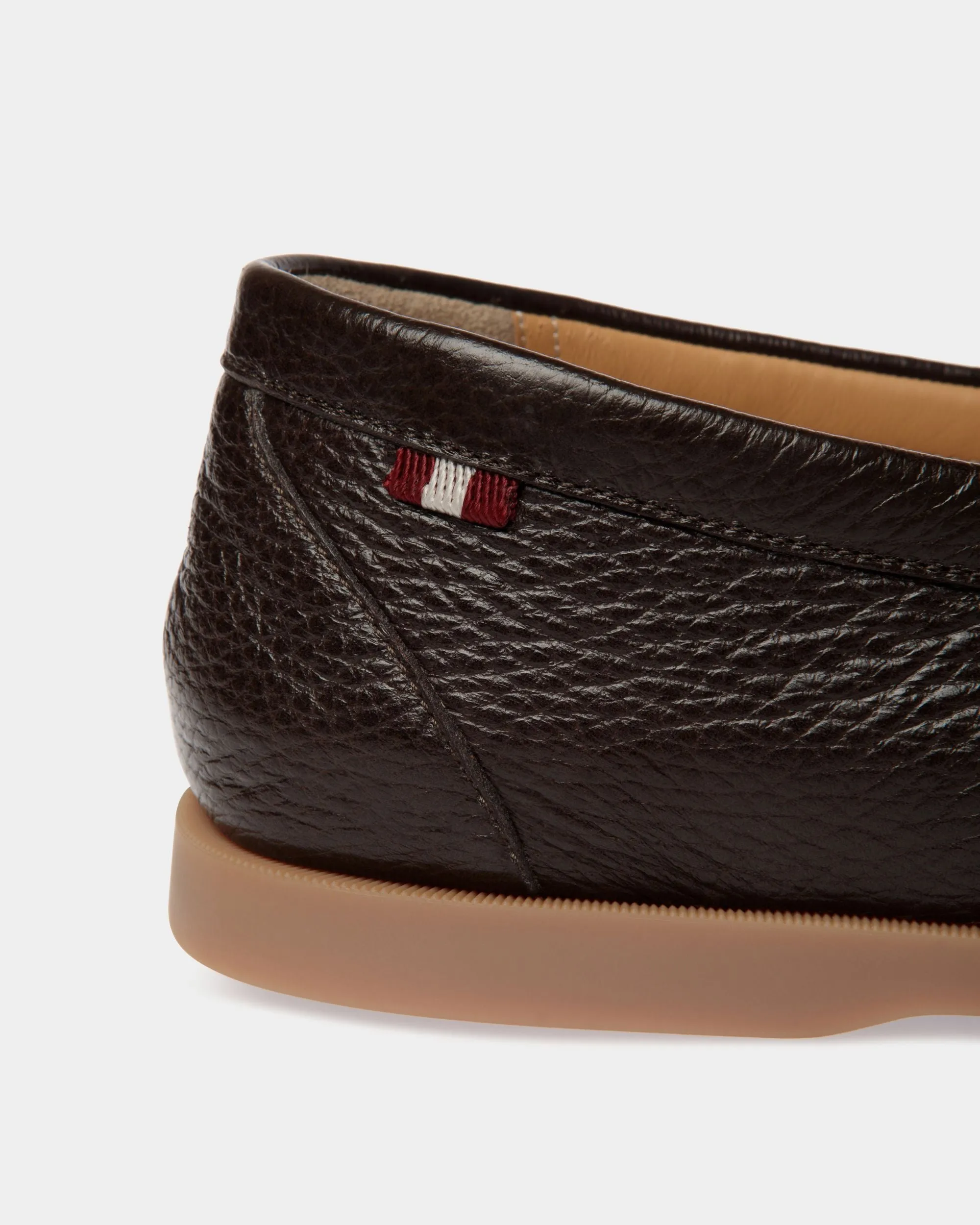 Nelson Loafer In Ebano Deer Leather