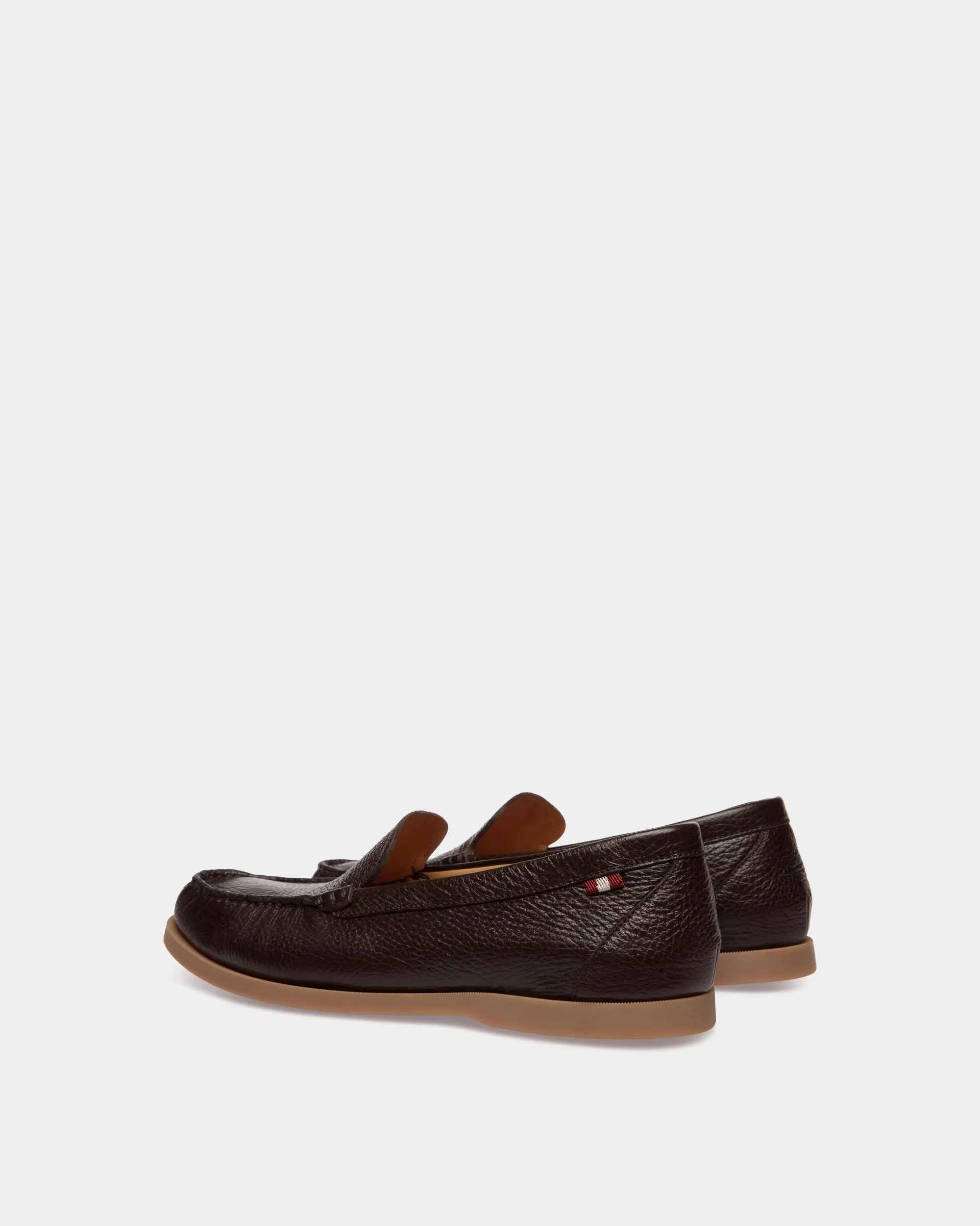 Nelson Loafer In Ebano Deer Leather