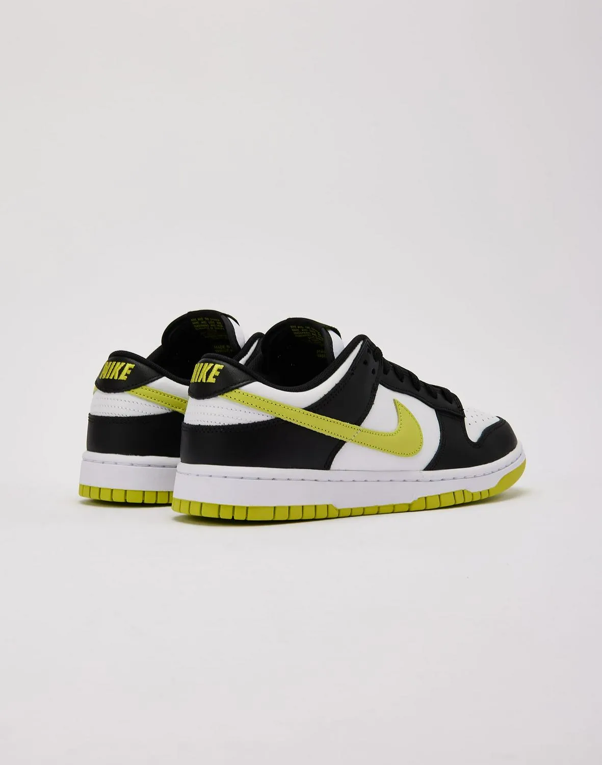 Nike Dunk Low Retro Black White Yellow Green DV0833-110 Shoe Sneaker Trainer
