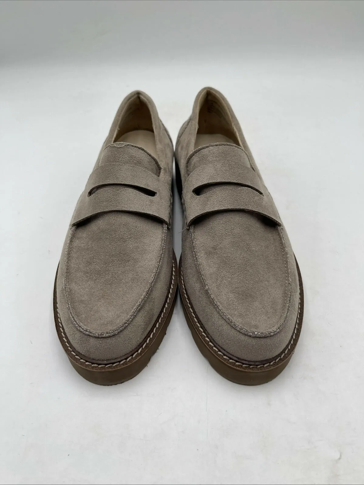 NWOB Anne Klein Everly Penny Loafer Women's Gray Size 6.5M