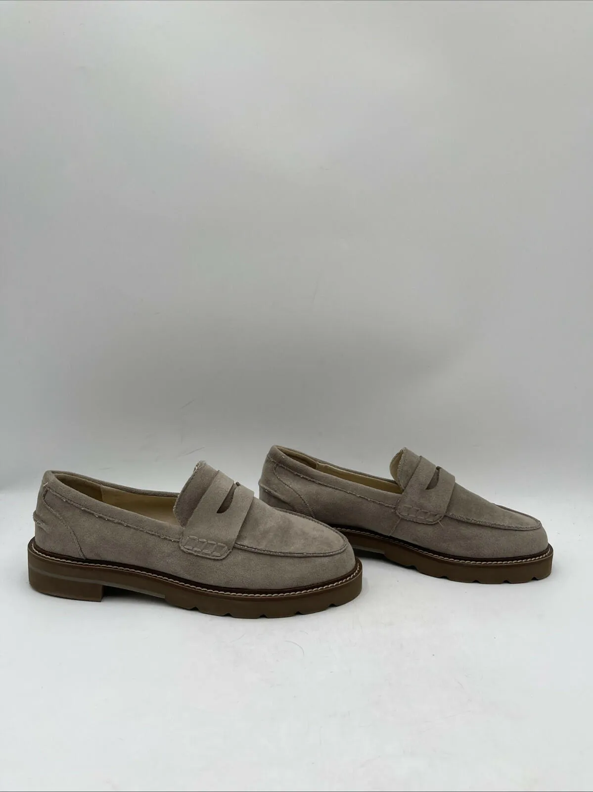 NWOB Anne Klein Everly Penny Loafer Women's Gray Size 6.5M