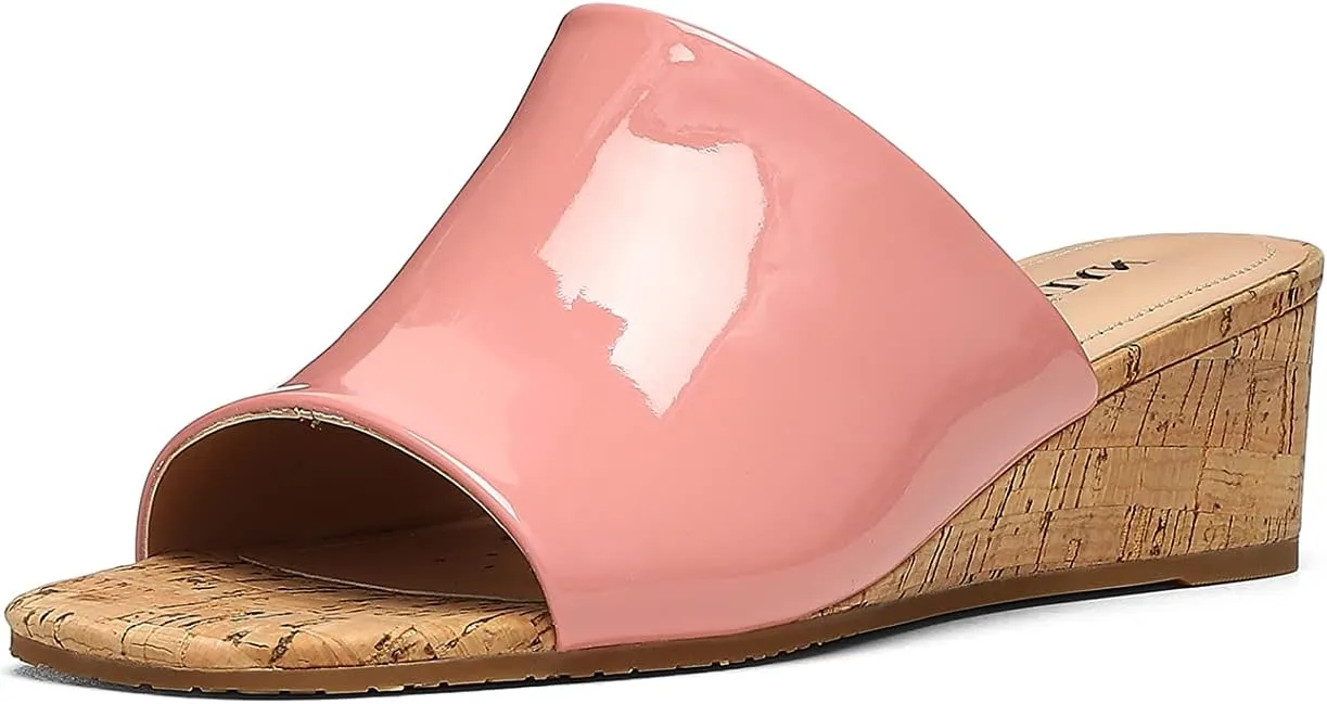 NYDJ Women's Comfortable And Designer Slip-on Mules In Wedge Heels