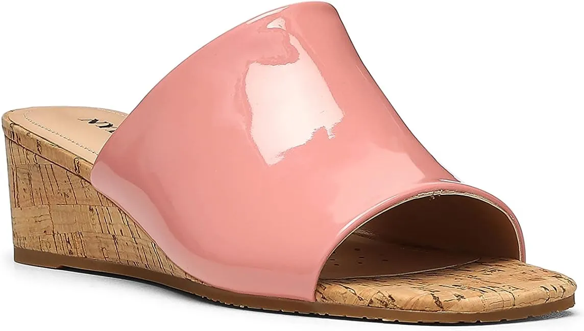 NYDJ Women's Comfortable And Designer Slip-on Mules In Wedge Heels