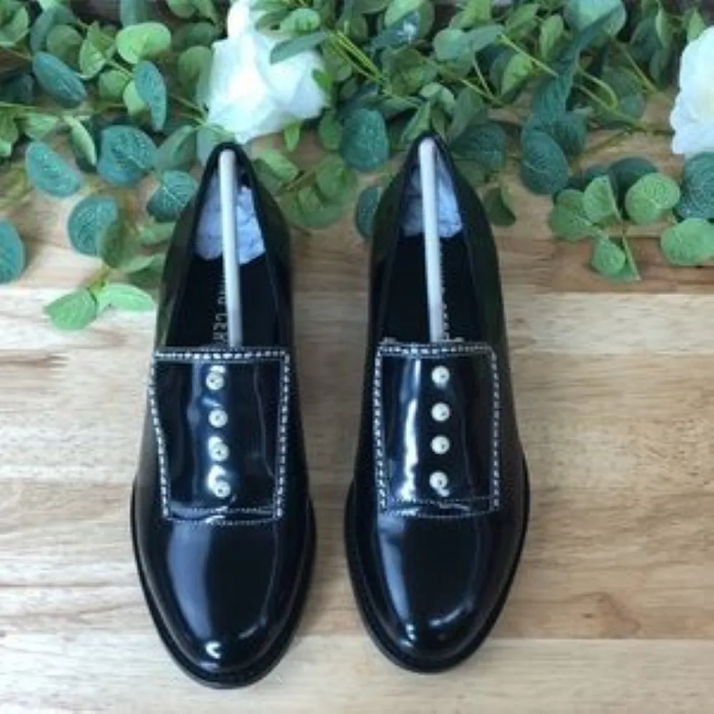 Opening Ceremony Leah Imitation Pearl Oxford Black Size 35