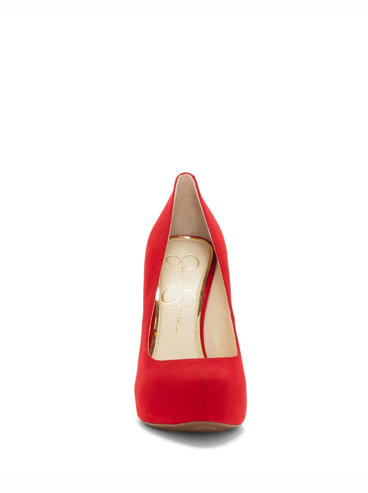 Parisah Platform Pump in Red Muse