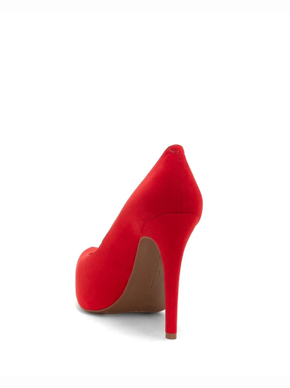 Parisah Platform Pump in Red Muse