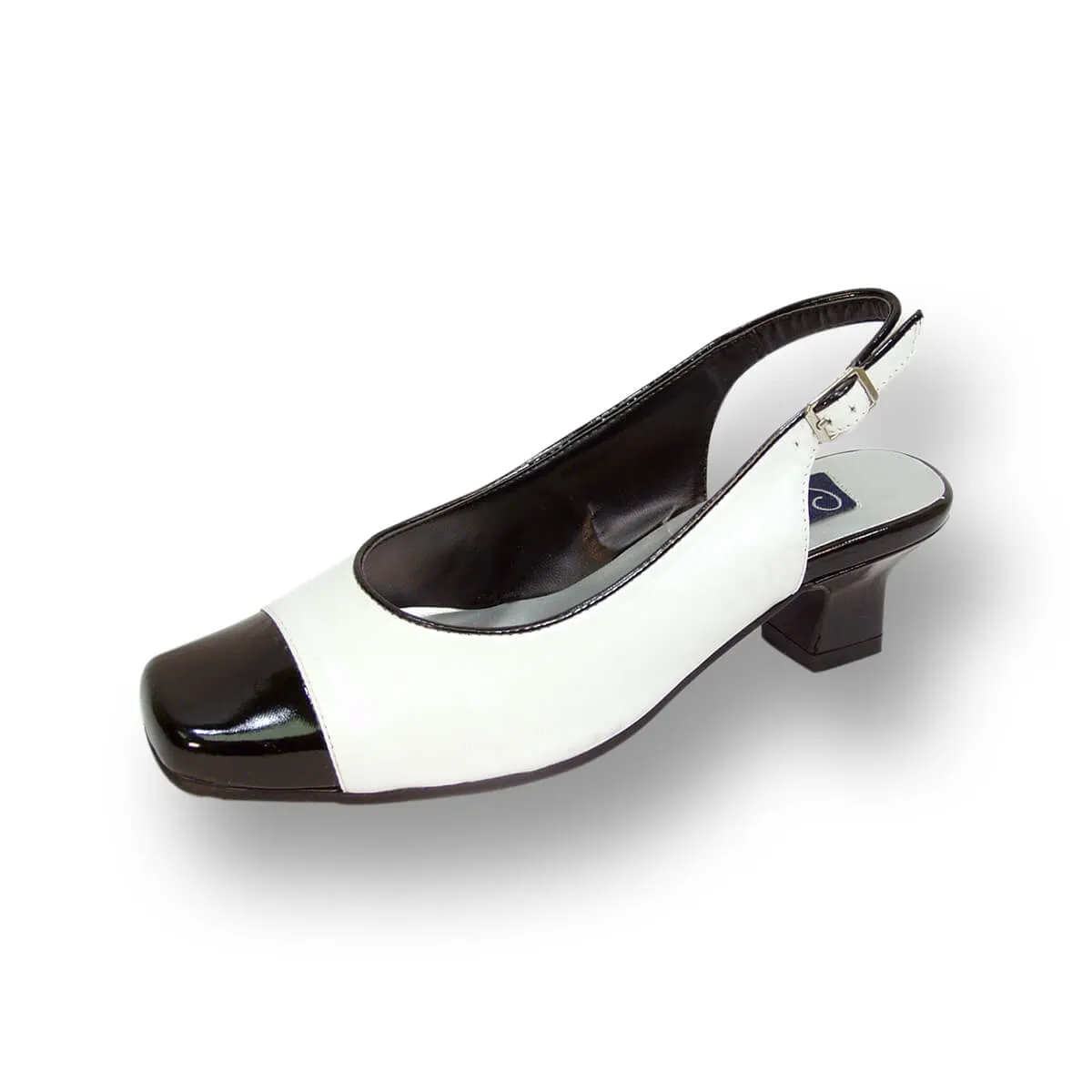 PEERAGE Cece Women's Wide Width Leather Pumps