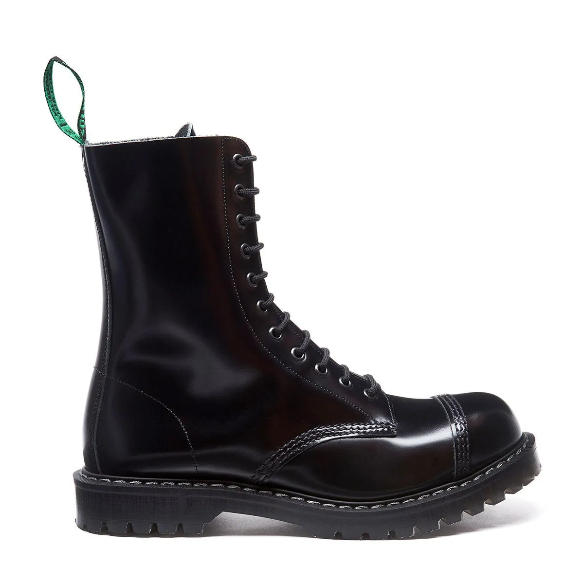 "Englander" Black 11 Eye Steel Toe Derby Boot