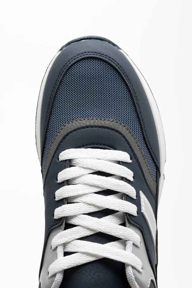 Retro Trainer Navy