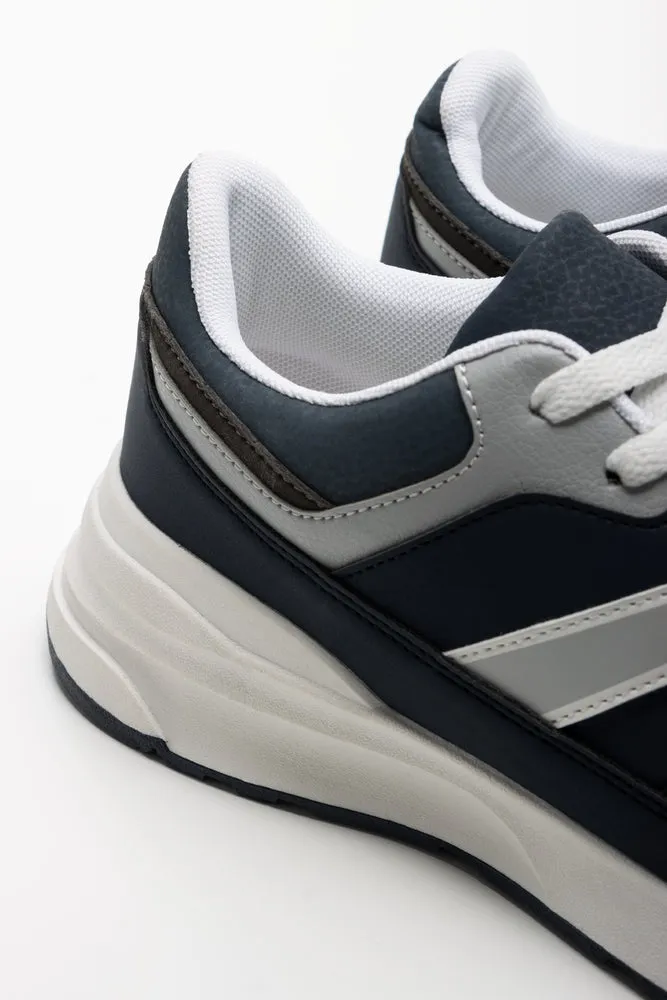 Retro Trainer Navy
