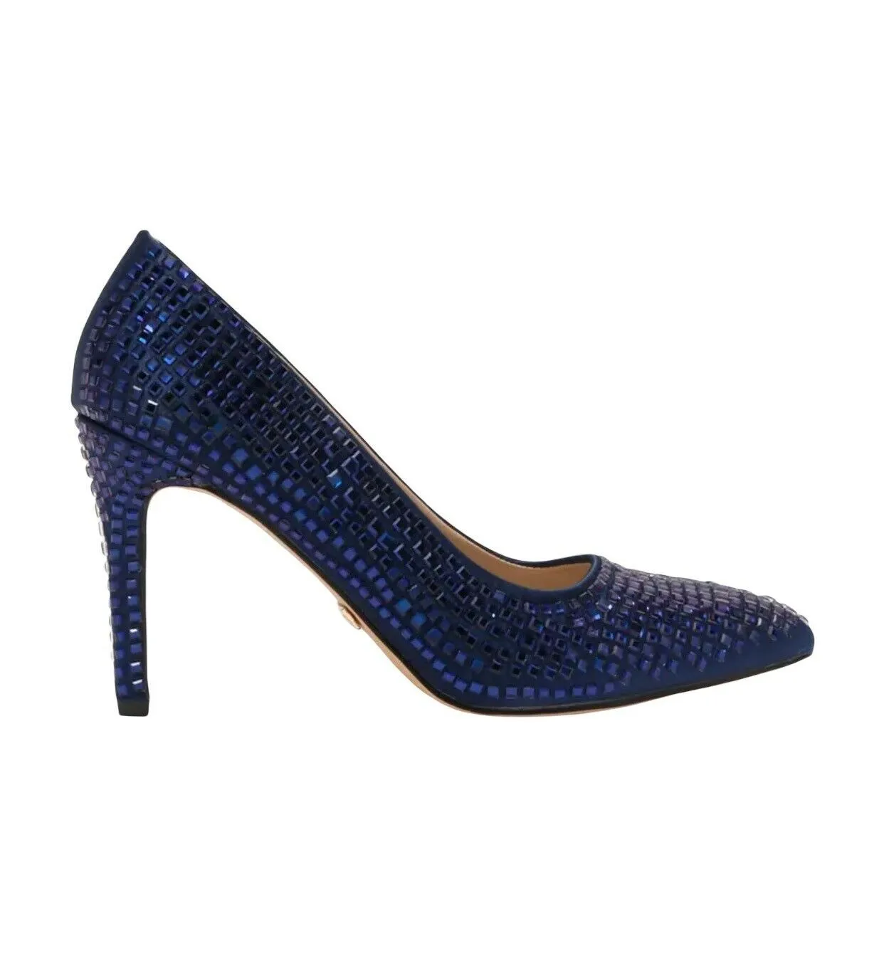 Rhinestone Pointed Prom Embellished Economical shipping Pumps Wedding Smart technology Lorraine Toe Lauren Dazzle