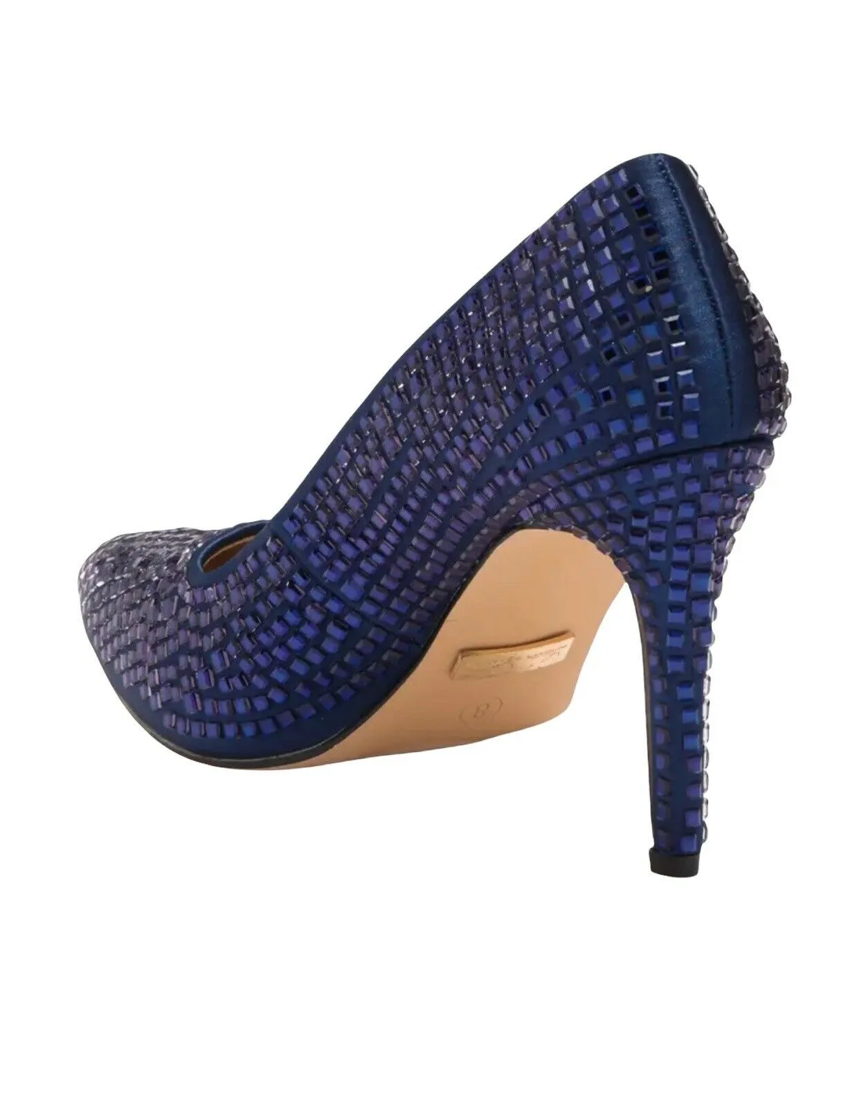 Rhinestone Pointed Prom Embellished Economical shipping Pumps Wedding Smart technology Lorraine Toe Lauren Dazzle