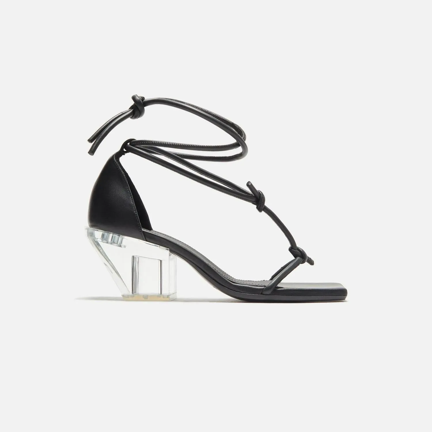 Rick Owens Sliver Sandal Black Clear rrorp01d2822-llp0-90 Slide Slippers Sandals
