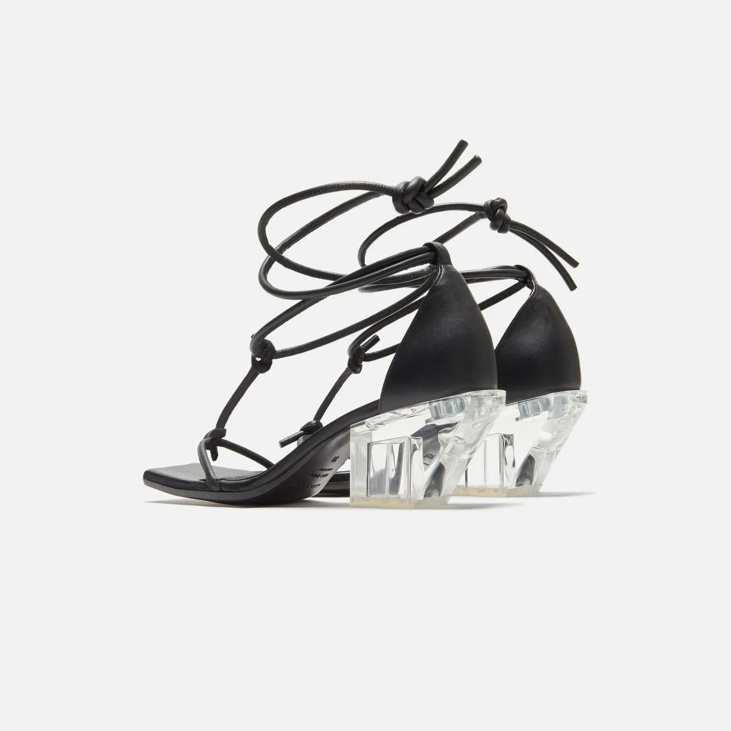 Rick Owens Sliver Sandal Black Clear rrorp01d2822-llp0-90 Slide Slippers Sandals