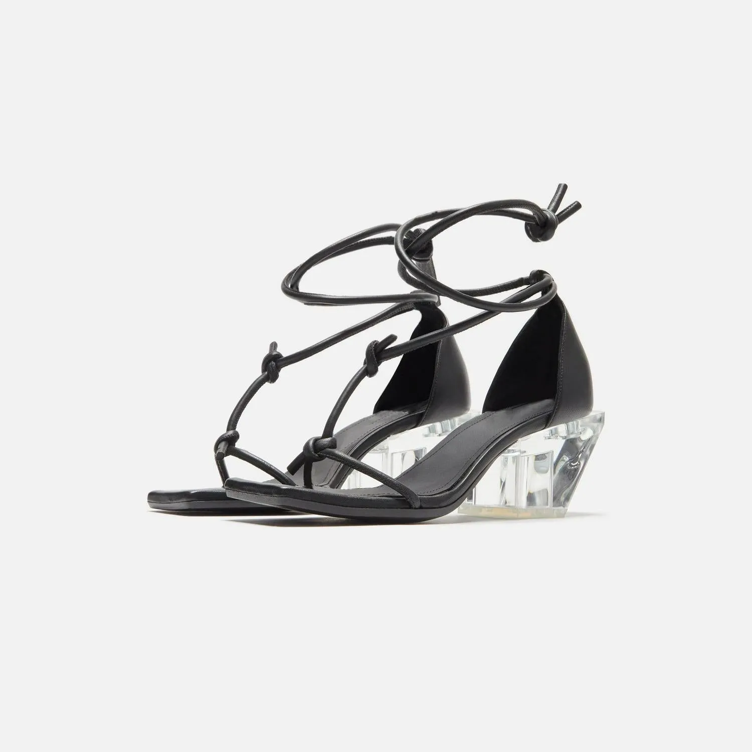 Rick Owens Sliver Sandal Black Clear rrorp01d2822-llp0-90 Slide Slippers Sandals