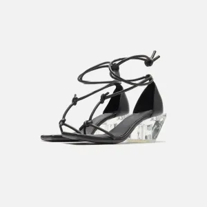 Rick Owens Sliver Sandal Black Clear rrorp01d2822-llp0-90 Slide Slippers Sandals