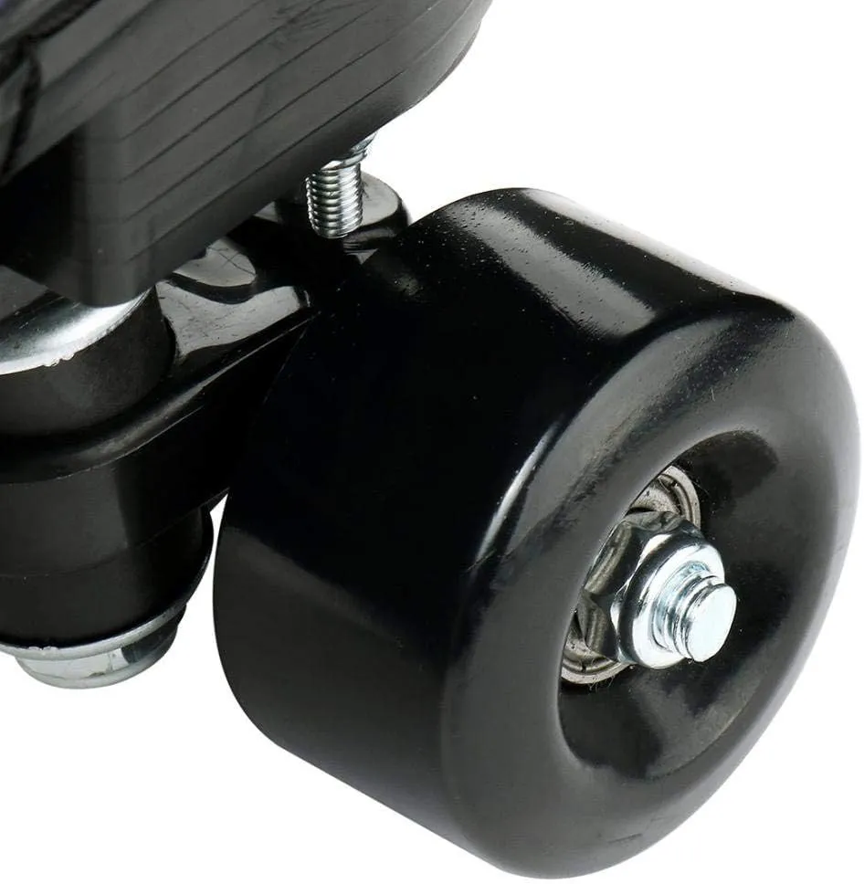 Roller Skates for Women and Mens Classic High-top 4 Wheels Skating Roller Double Row Skates for Indoor Outdoor with Bag