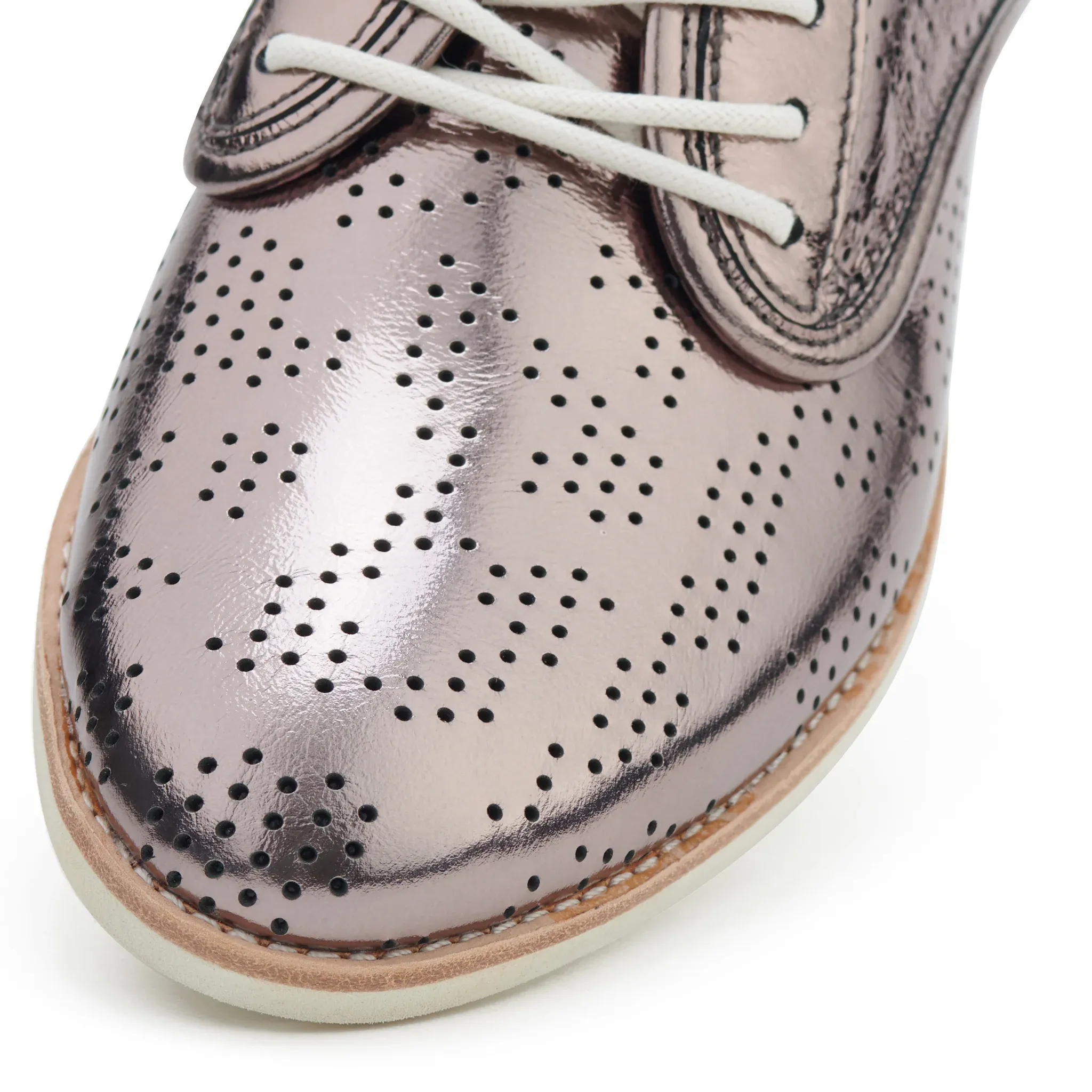 Rollie - Derby Maze Pewter Crinkle/Black
