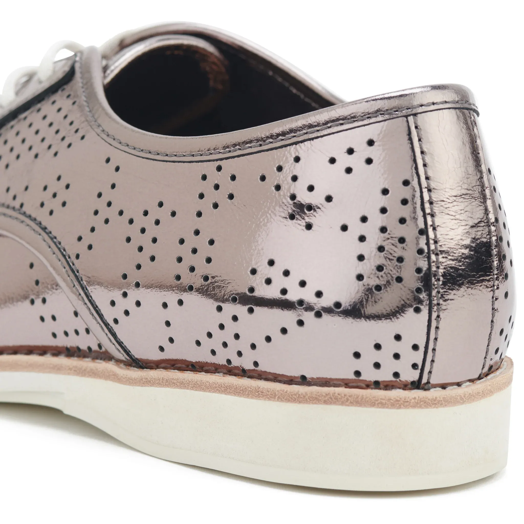 Rollie - Derby Maze Pewter Crinkle/Black