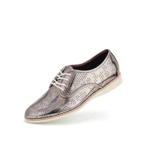 Rollie - Derby Maze Pewter Crinkle/Black