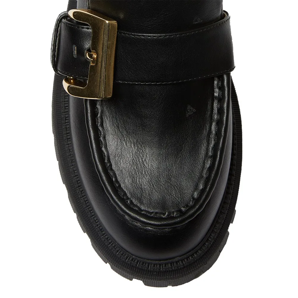 Sammy Loafer in Black Smooth