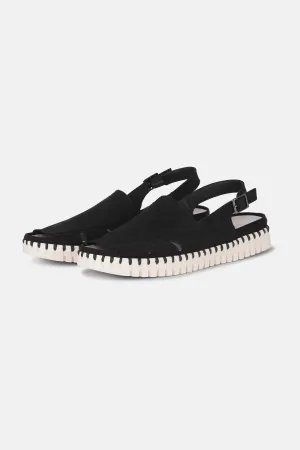 Sandalen Mit Riemen - Black