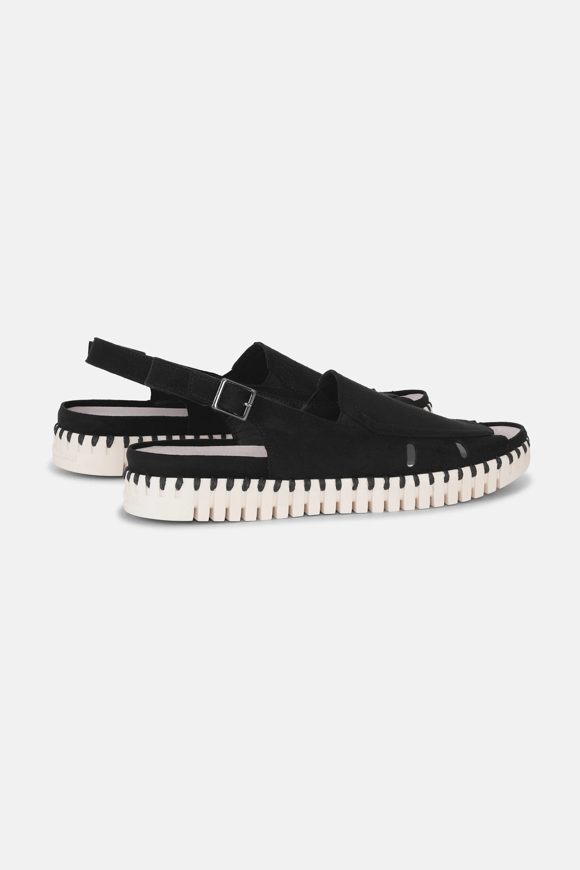 Sandalen Mit Riemen - Black