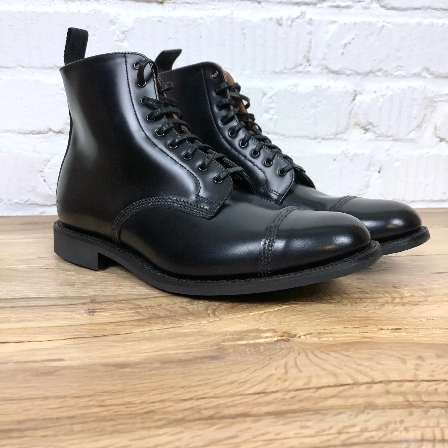sanders | picusa gibson cap toe boot black