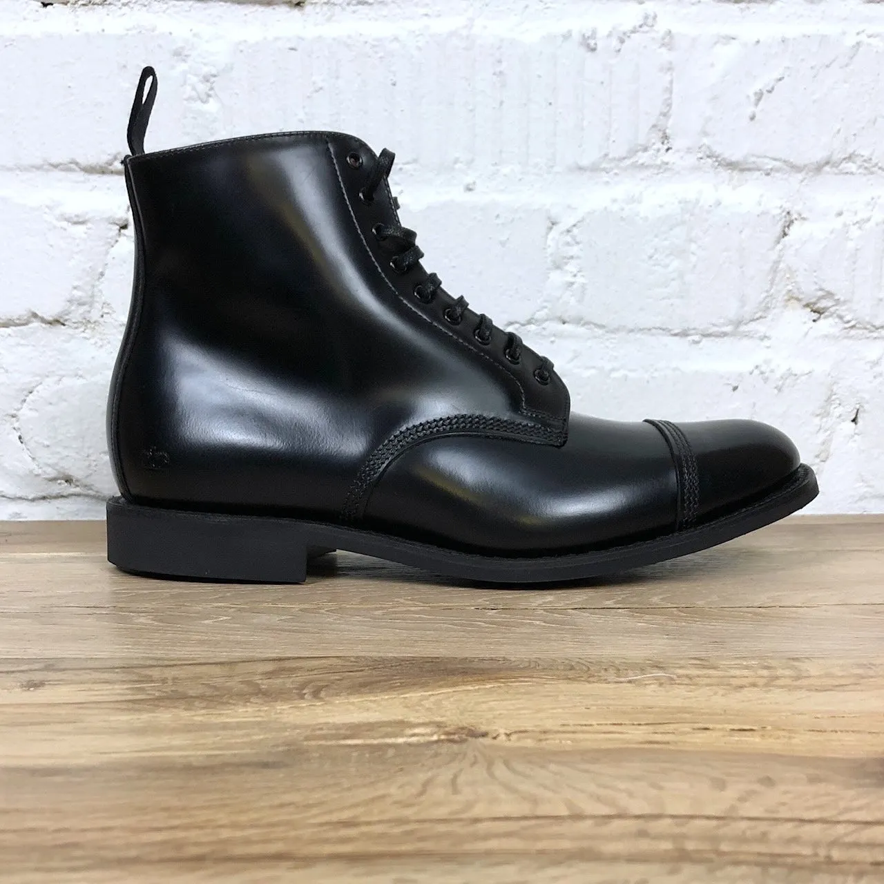 sanders | picusa gibson cap toe boot black