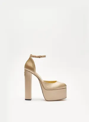 Satin Platform Pump