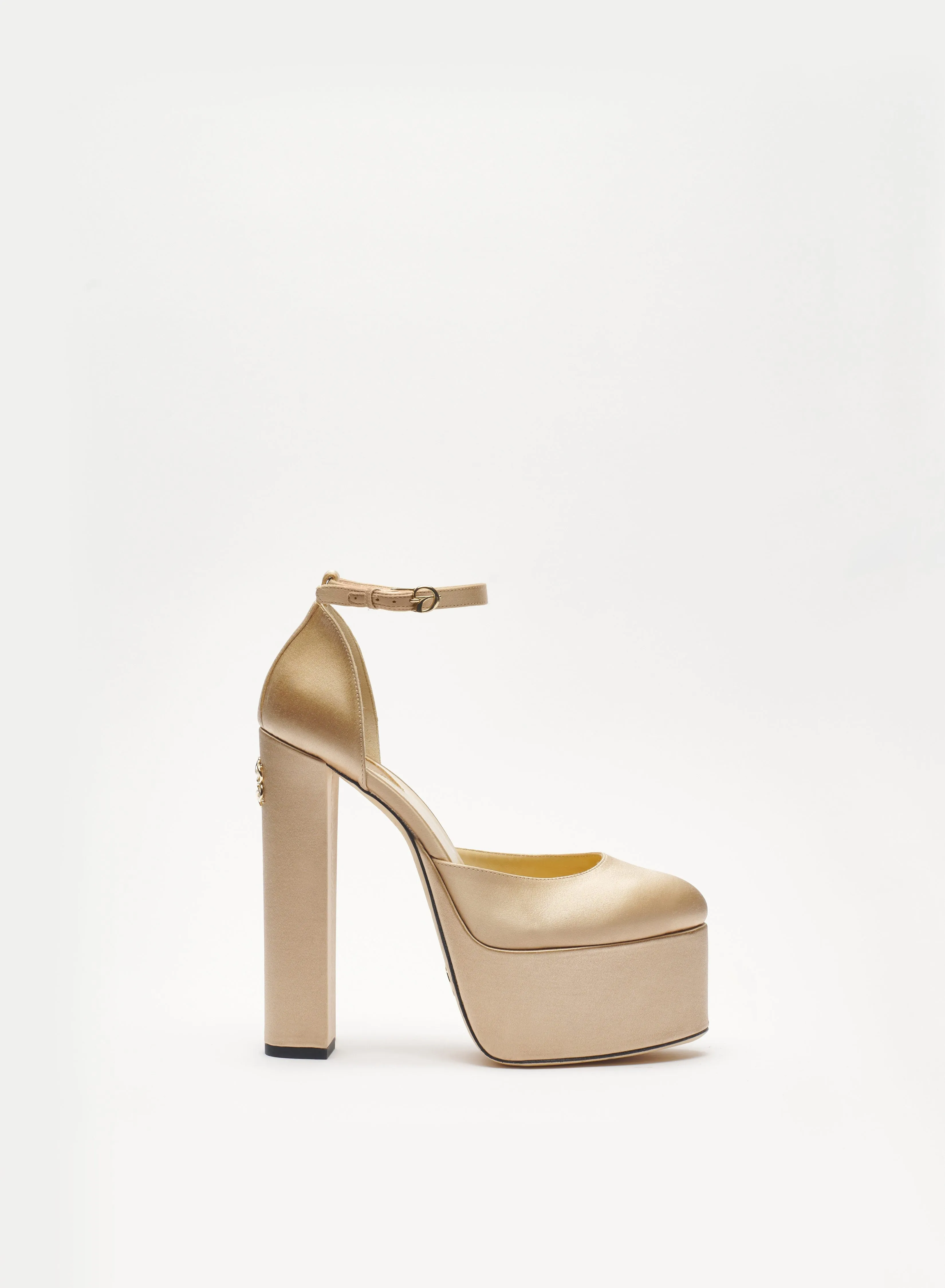 Satin Platform Pump