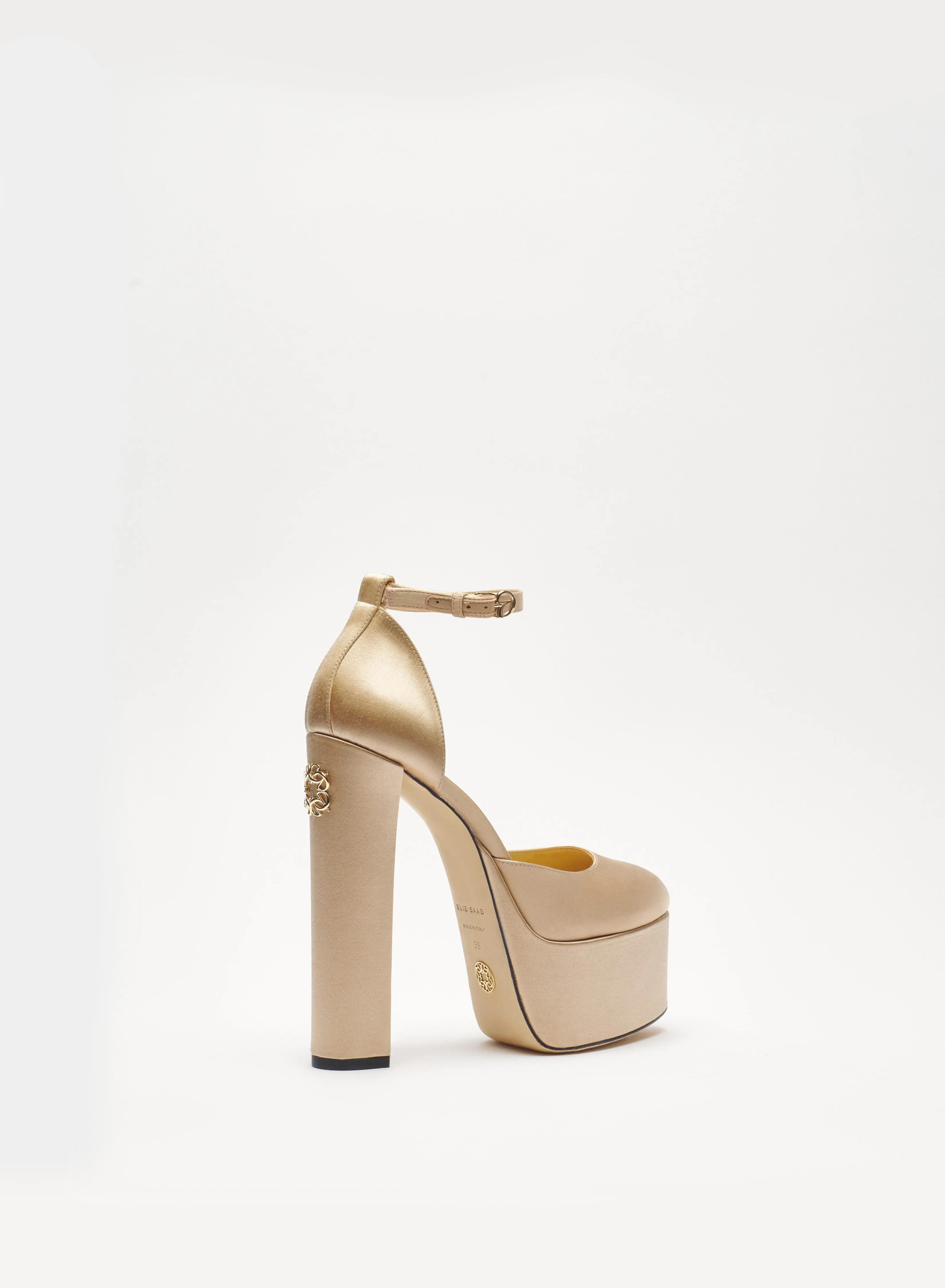 Satin Platform Pump