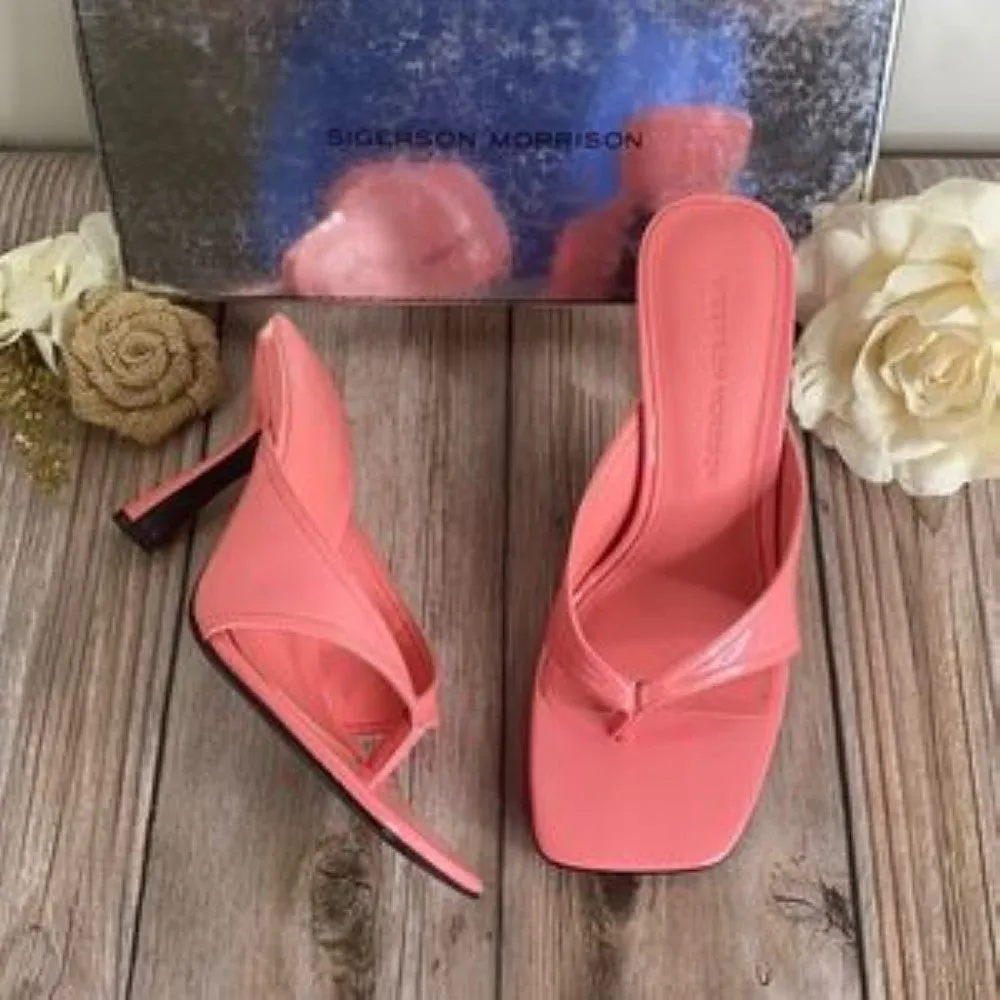 Sigerson Morrison Kaliska Sandal,  36 - Pink Leather