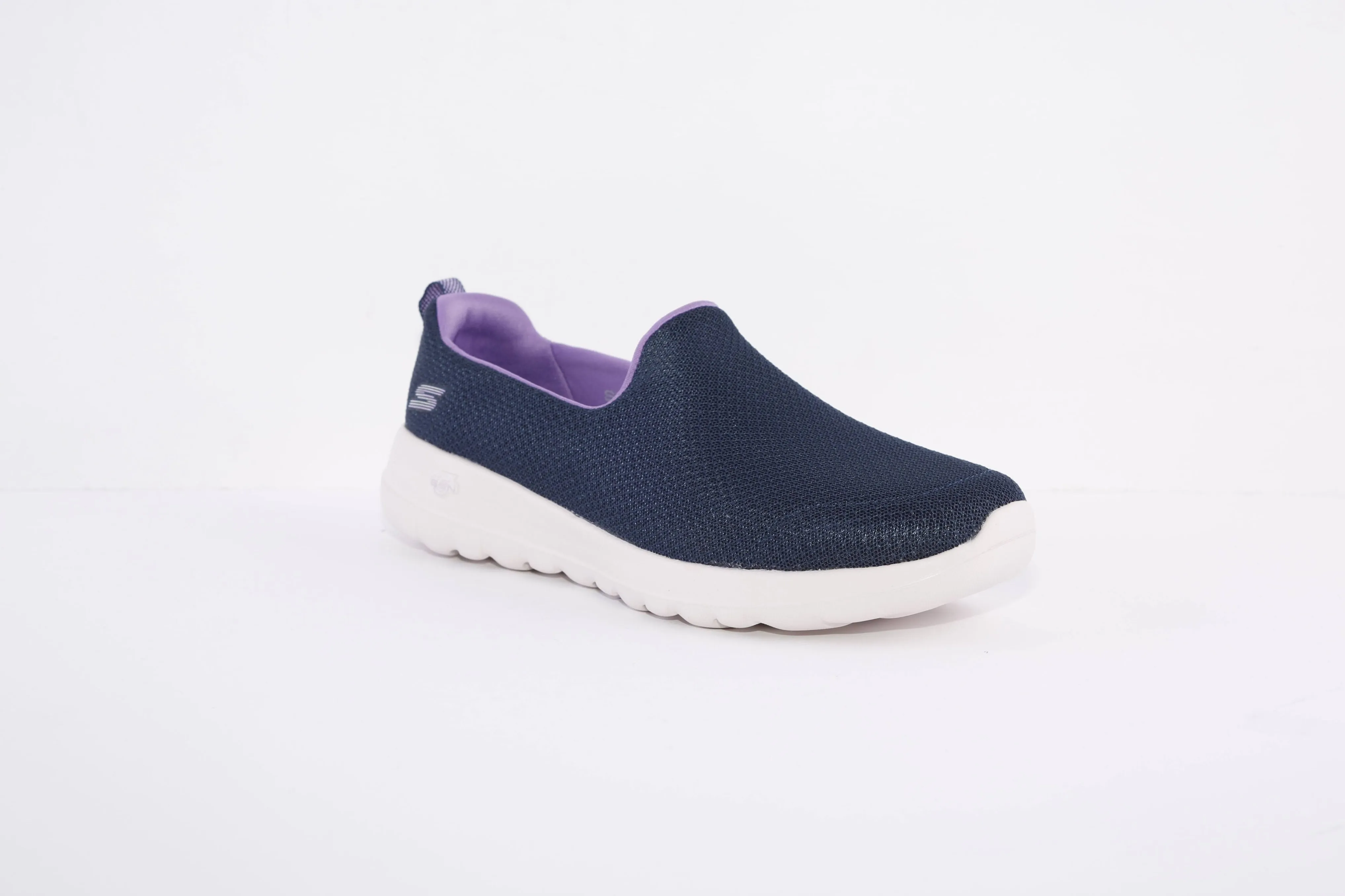 SKECHERS- 124704 GO WALK JOY-DANIL SLIP-ON TRAINER - NAVY/LAVANDER