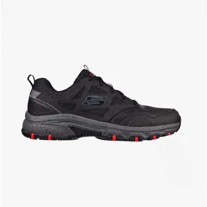 Skechers 237265/BKCC HILLCREST Mens Leather Overlay Trainers Black/Charcoal