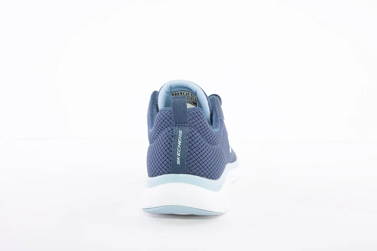 SKECHERS - FLEX APPEAL 4.0 BRILLIANT VIEW LACED TRAINER - NAVY