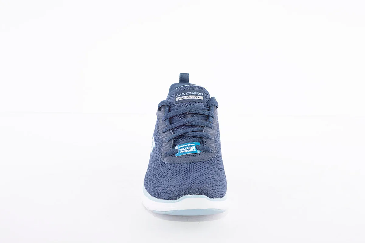 SKECHERS - FLEX APPEAL 4.0 BRILLIANT VIEW LACED TRAINER - NAVY