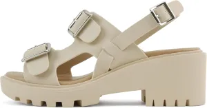 Soda “Galaxy” ~ Women Open Toe Fisherman Lug Sole Low Heeled Sandals