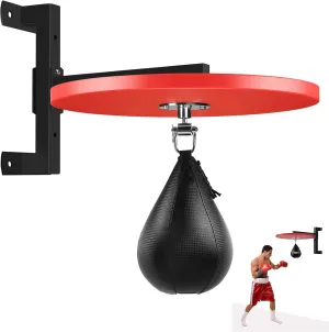 Speed Bag Platform, Boxing Speed Bag, with Speed Punching Bag Swivel for Workout, Punching, Training, Boxing, Exercise