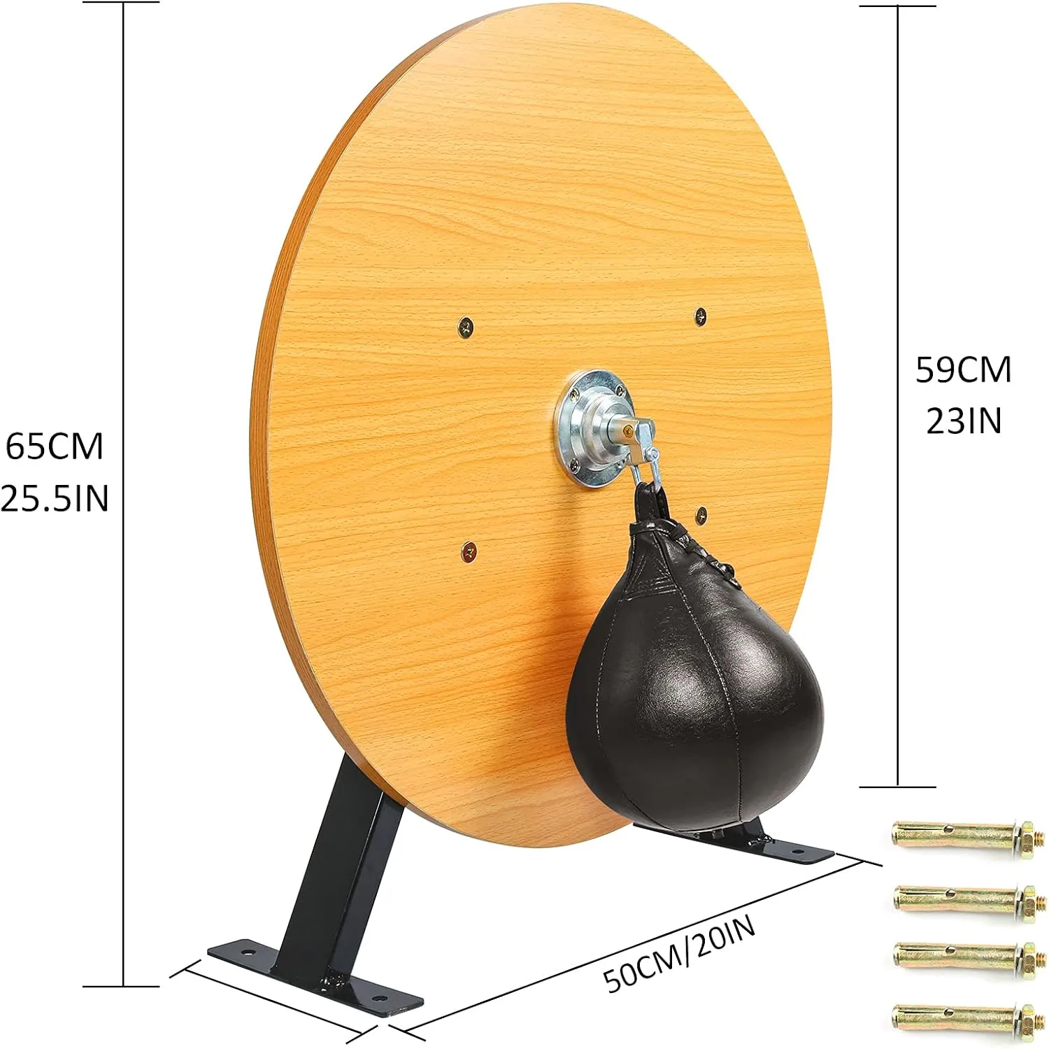 Speed Bag Platform Kit with Speed Bag for Men Women Workout, Punching, Training, Boxing, Exercise