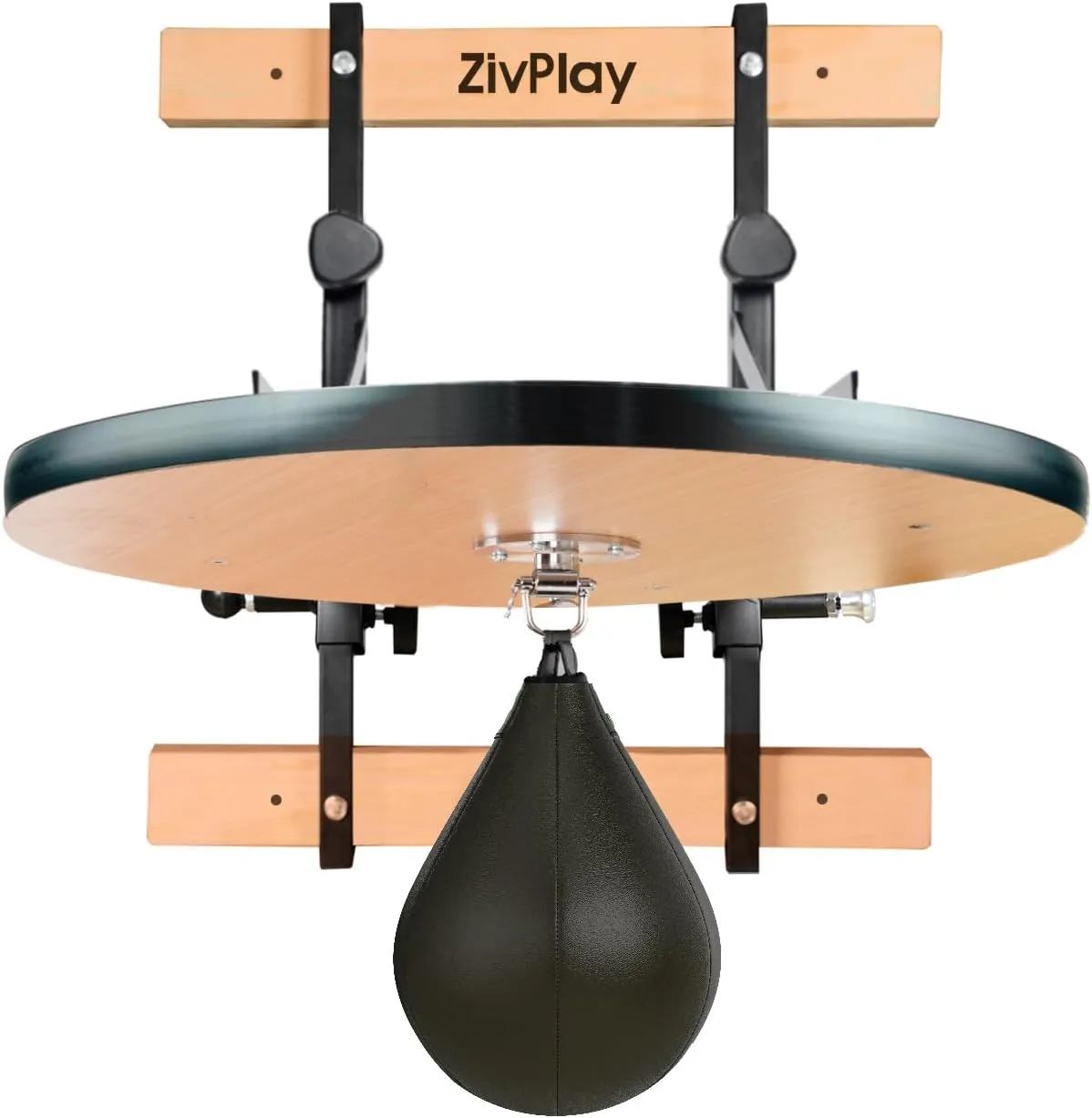 Speed Bag Platform Speed Bag Stand for Boxing Punching Practice Includes Height Adjustable Mount Speedbag and Air Pump 360° Swivel 24 Inch Board